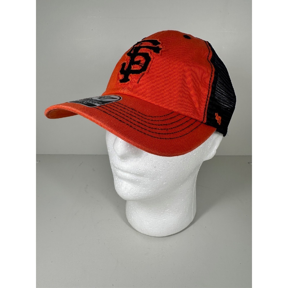 NEW! '47 Brand San Francisco Giants Hat Closer Stretch Fit S-M Baseball Cap
